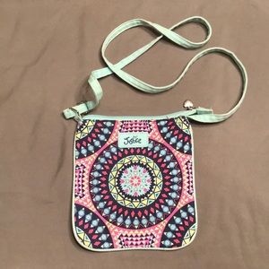 Justice over the shoulder bag